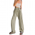 Customized Solid Loose Ladies High Rise Wide Leg Pants Trousers Slacks for Women