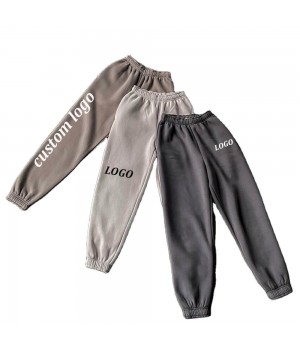 Winter Women Clothing Blank Jogger Cotton Custom Sweat Pants Fleece Terry Baggy Cotton Sweatpants Women